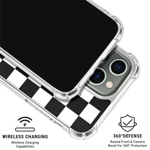 Sneakerhead Checkered iPhone 16 Pro Clear Case